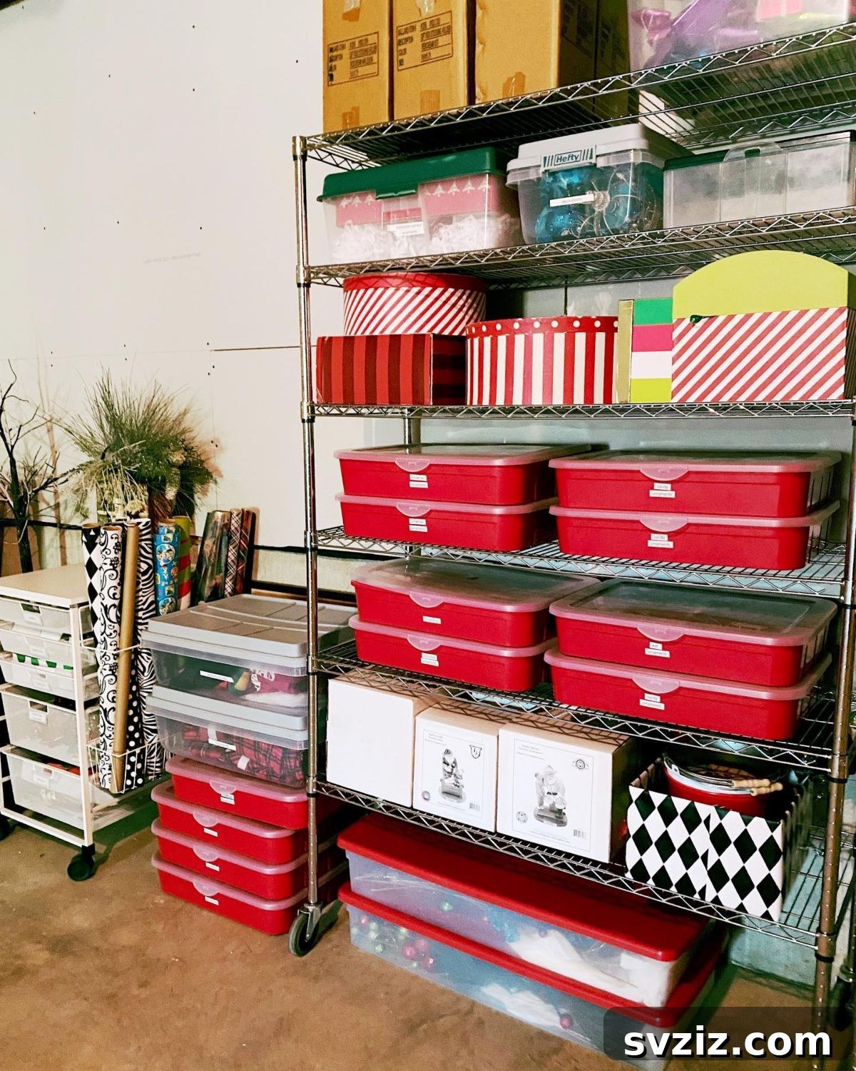 3. Holiday & Party Decor Shelving