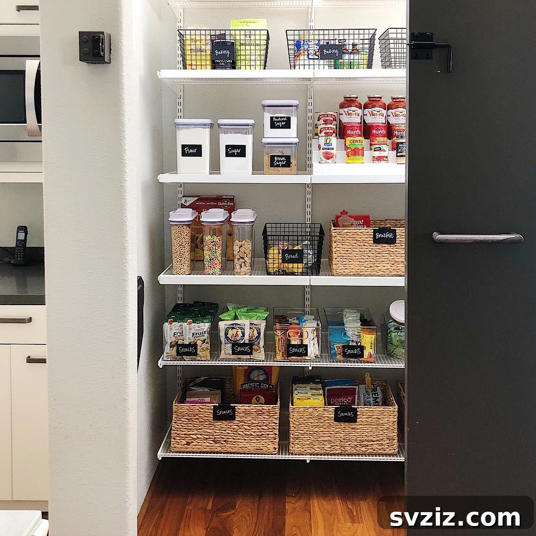 6. Pantry Shelving