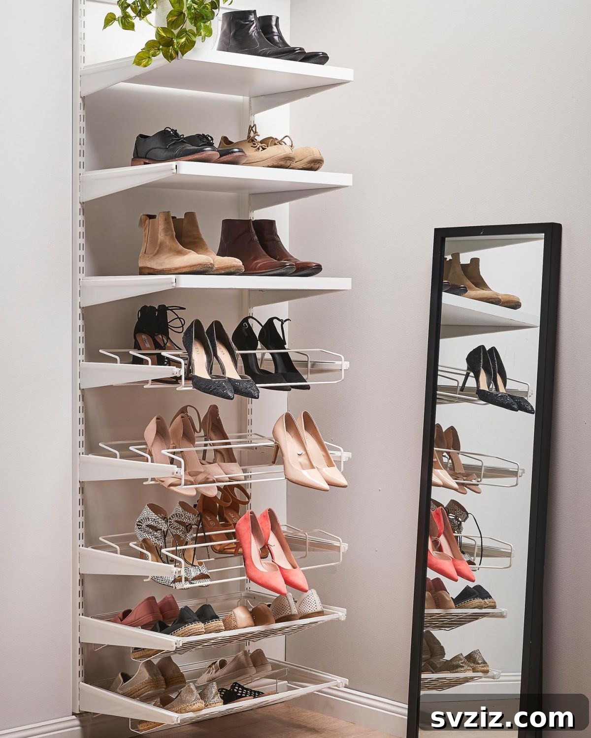 7. Shoe Shelving