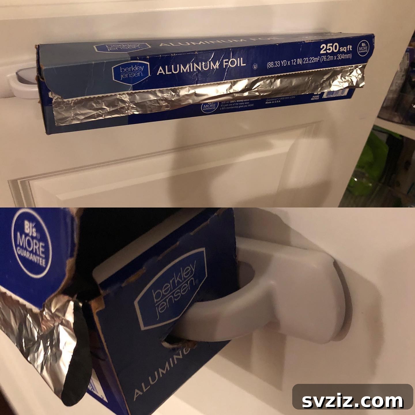 27 Genius Command Hook Hacks for an Organized Home 22 Command Hook Dispenser for Cling Wrap