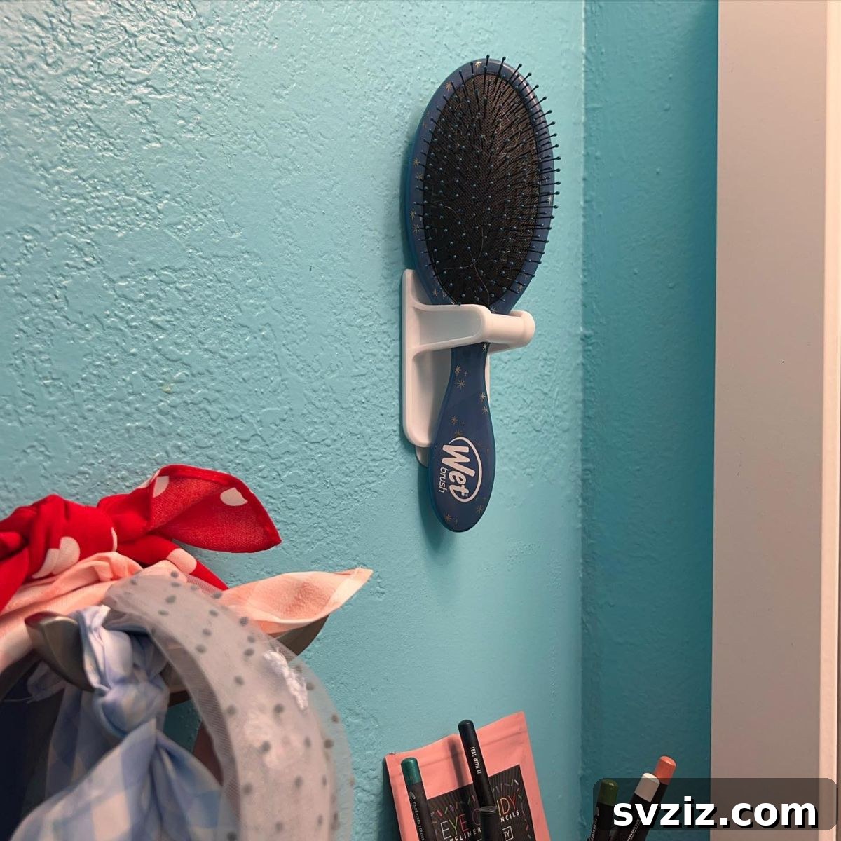 27 Genius Command Hook Hacks for an Organized Home 25 Command Hook Ideas for Hair Brush Storage