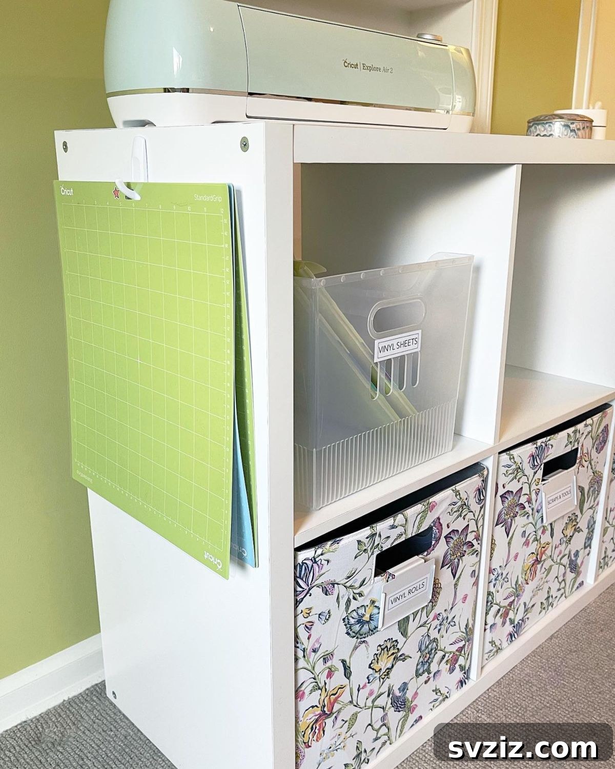 27 Genius Command Hook Hacks for an Organized Home 9 Organize Cricut Mats with Command Hooks