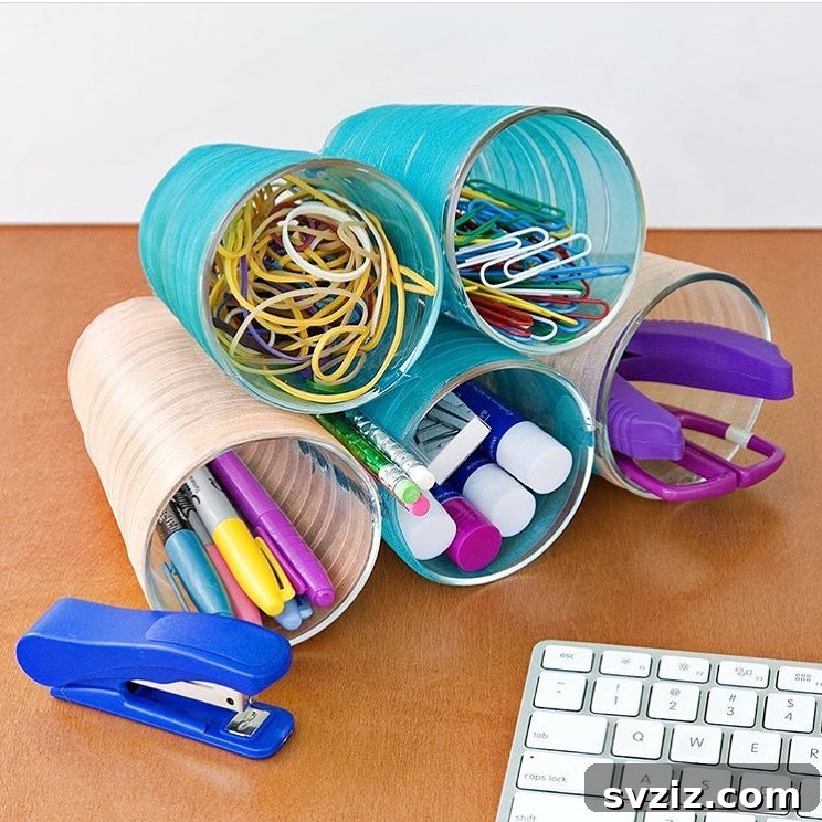 21 Dollar Store Organizing Solutions That Will Save Every Parent's Sanity 23 21. Stationery Organizing