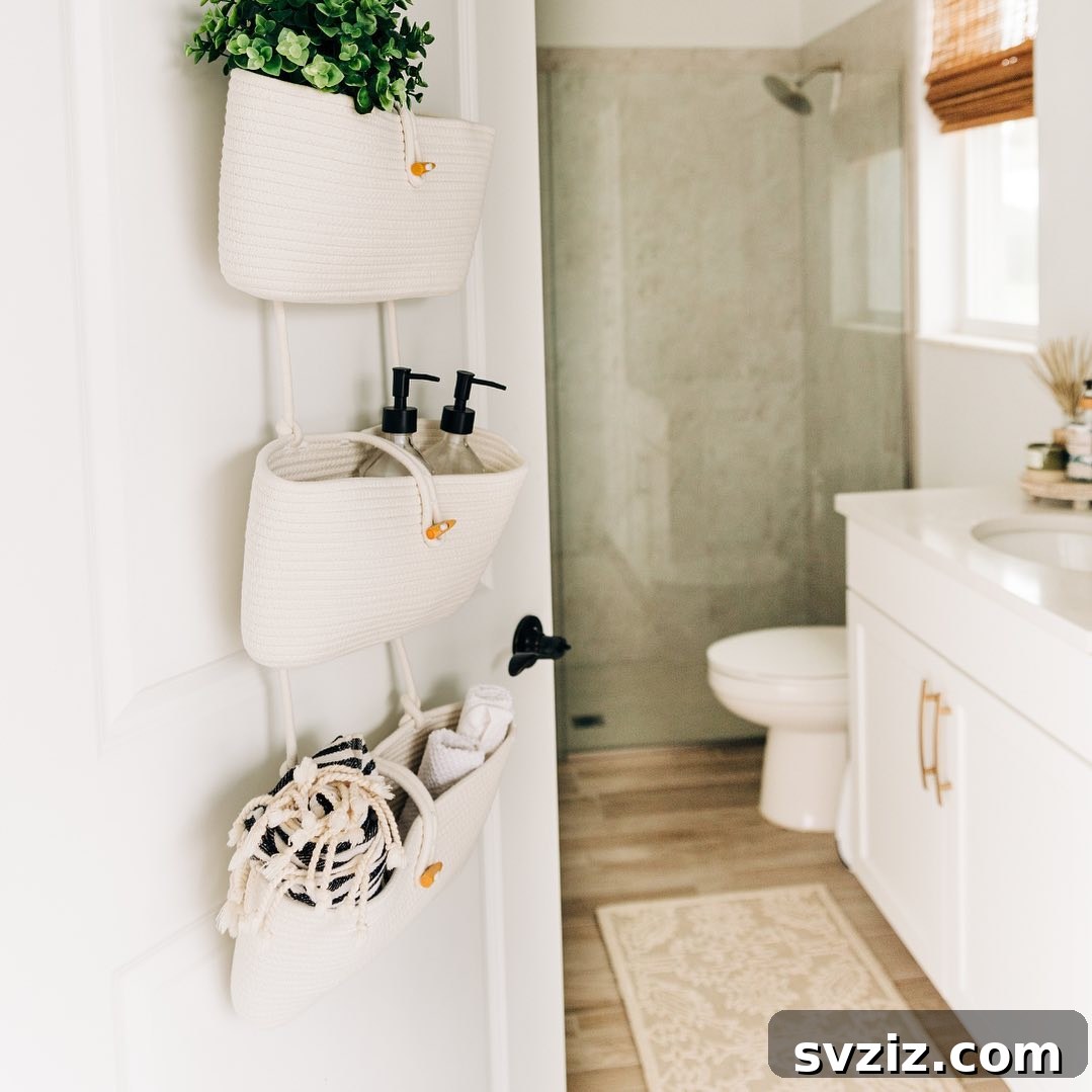 9. Bathroom Organization