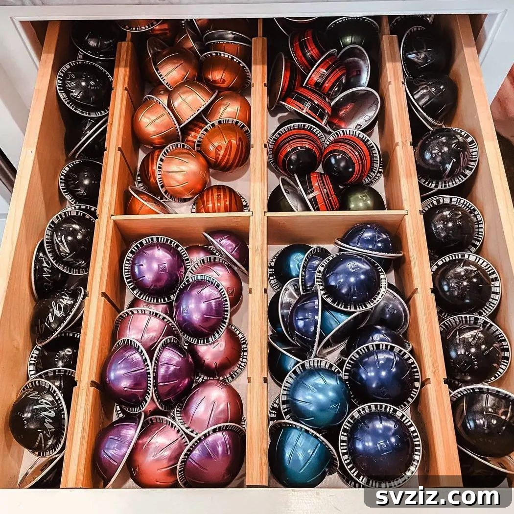 16. Coffee Pod Organization