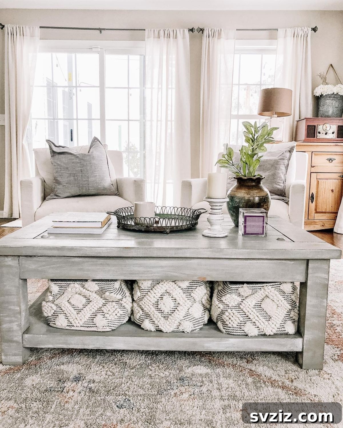1. Family Room Organization