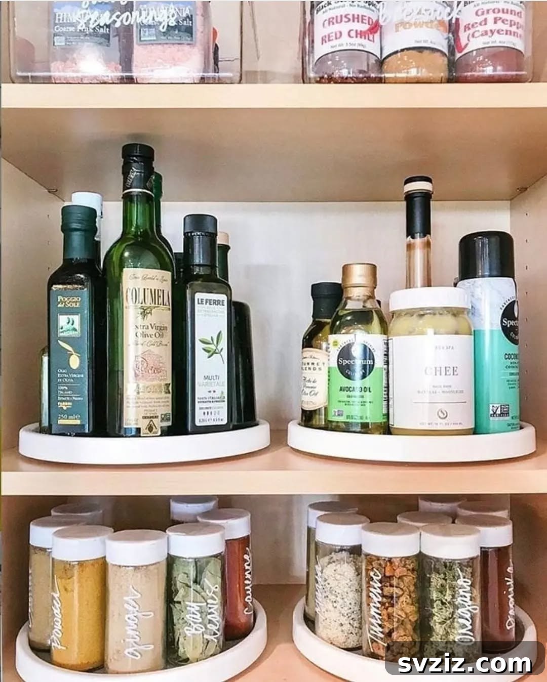 20. Deep Pantry Cabinet Organization