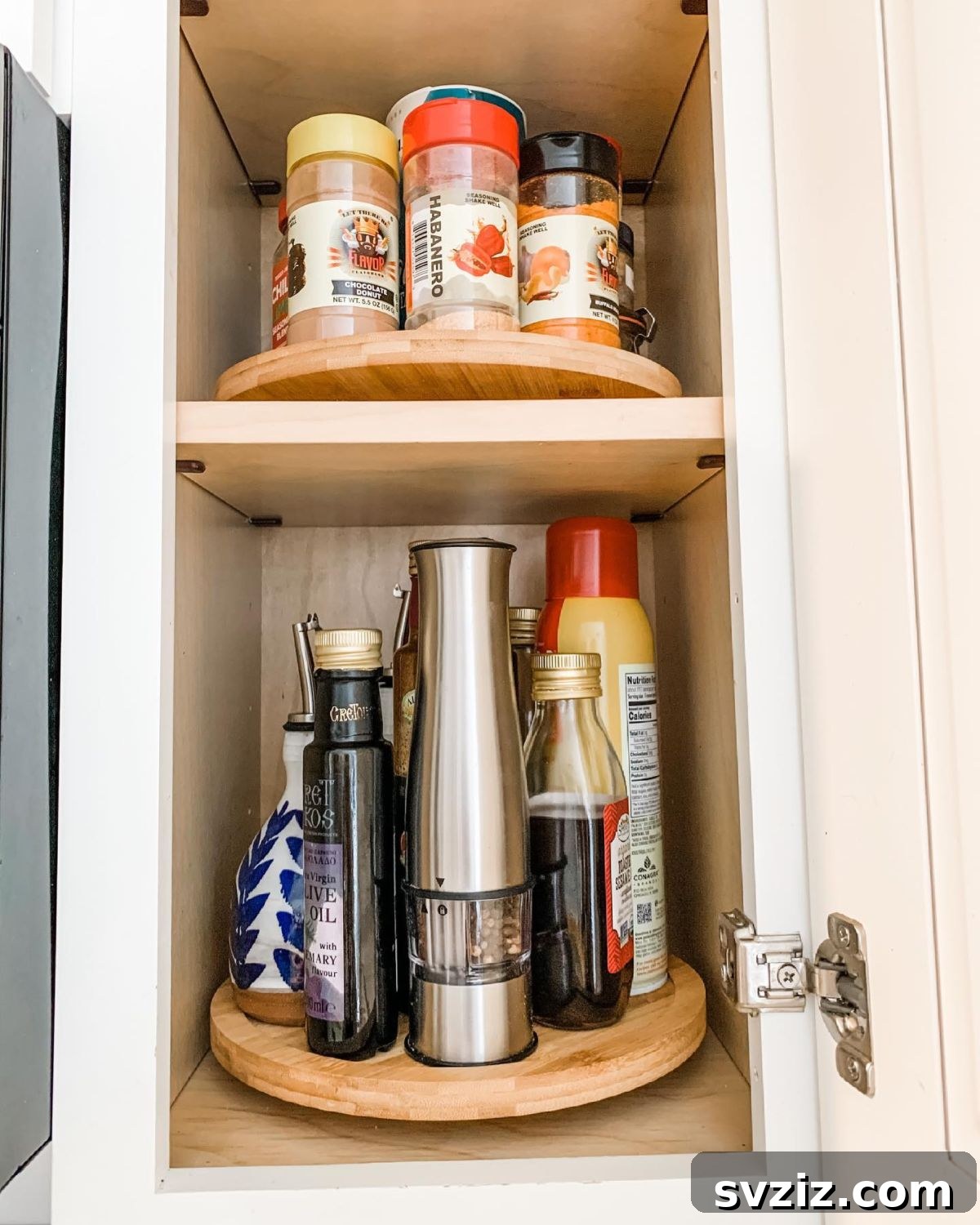 13. Organize Narrow Space with a Lazy Susan