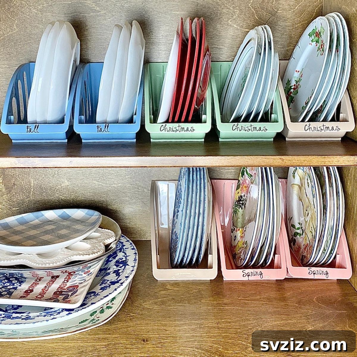 16. Organize Seasonal Plates & Platters