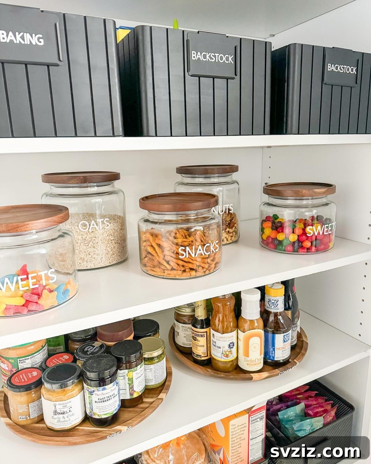 3. Store Snacks & Sweets in Glass Jars