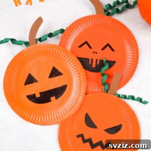 Paper Plate Pumpkin Featured Image