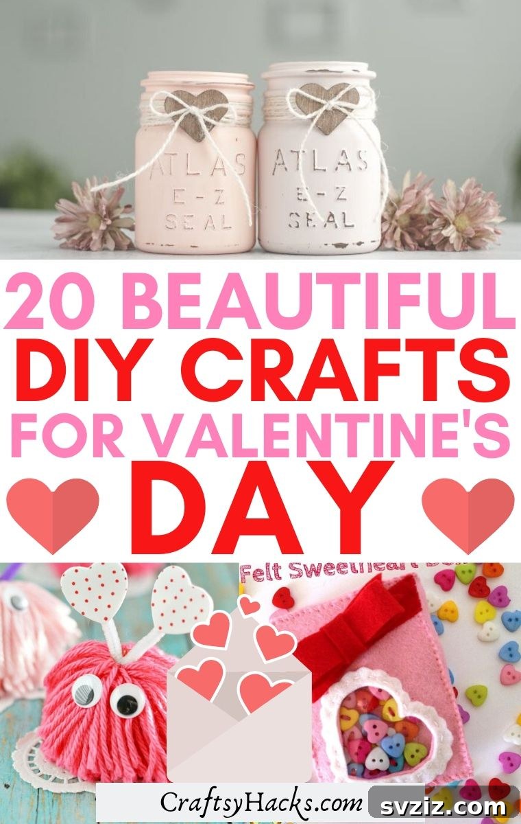 Crafting Love: 20 DIY Valentine Projects 2 diy crafts for valetnines day
