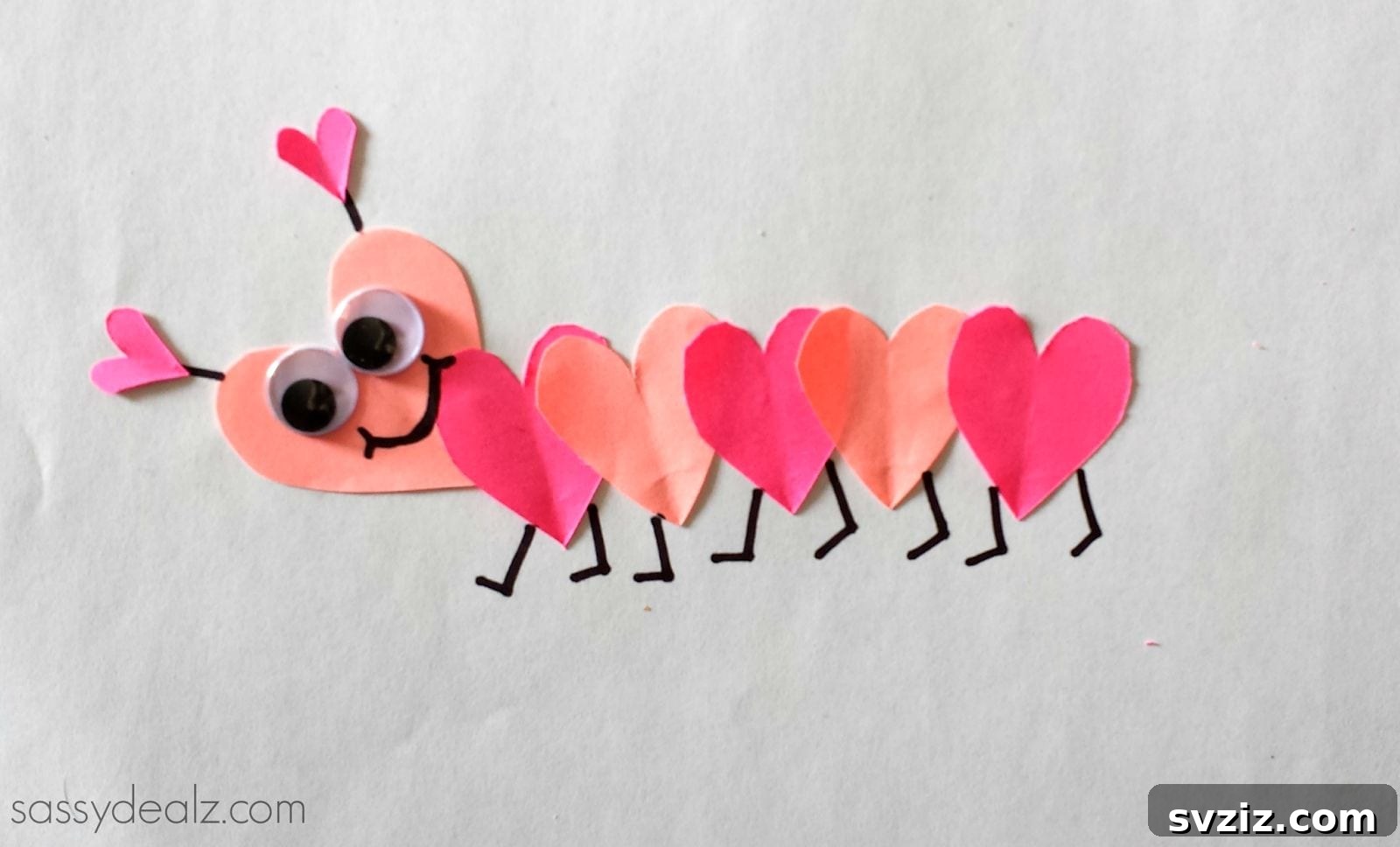 Crafting Love: 20 DIY Valentine Projects 12 Caterpillar Heart