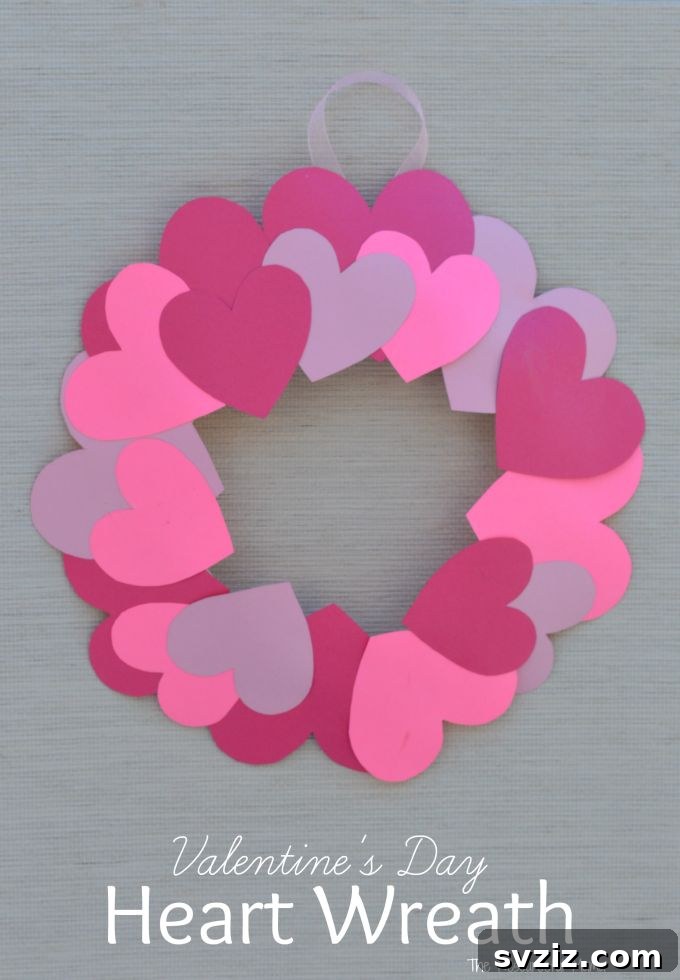Crafting Love: 20 DIY Valentine Projects 13 Paper Plate Wreath