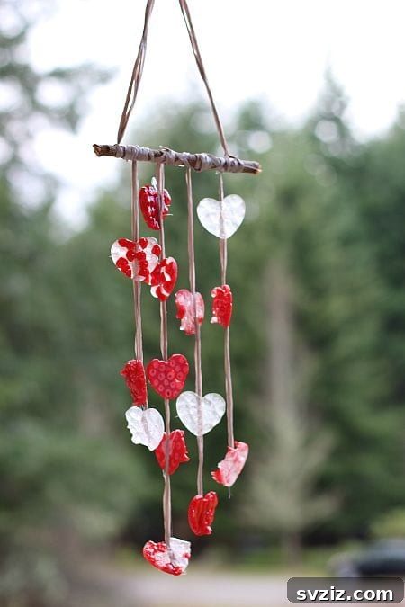 Crafting Love: 20 DIY Valentine Projects 17 Melted Beads Mobile