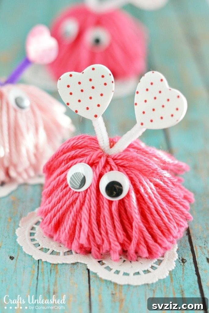 Crafting Love: 20 DIY Valentine Projects 7 Love Monsters