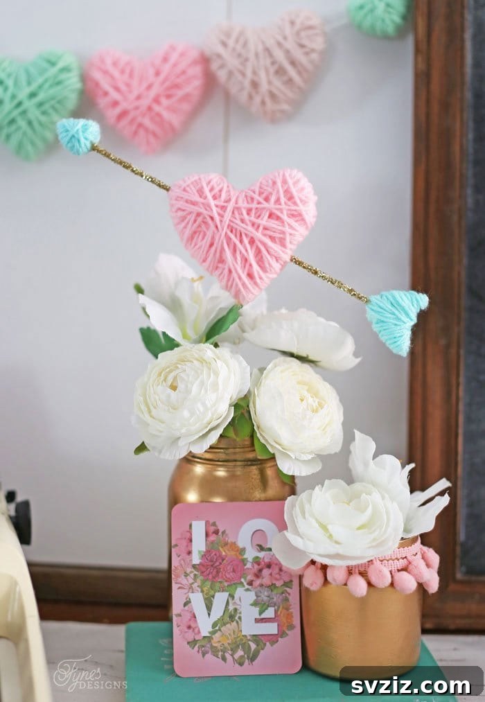 Crafting Love: 20 DIY Valentine Projects 8 Beautiful Yarn Hearts