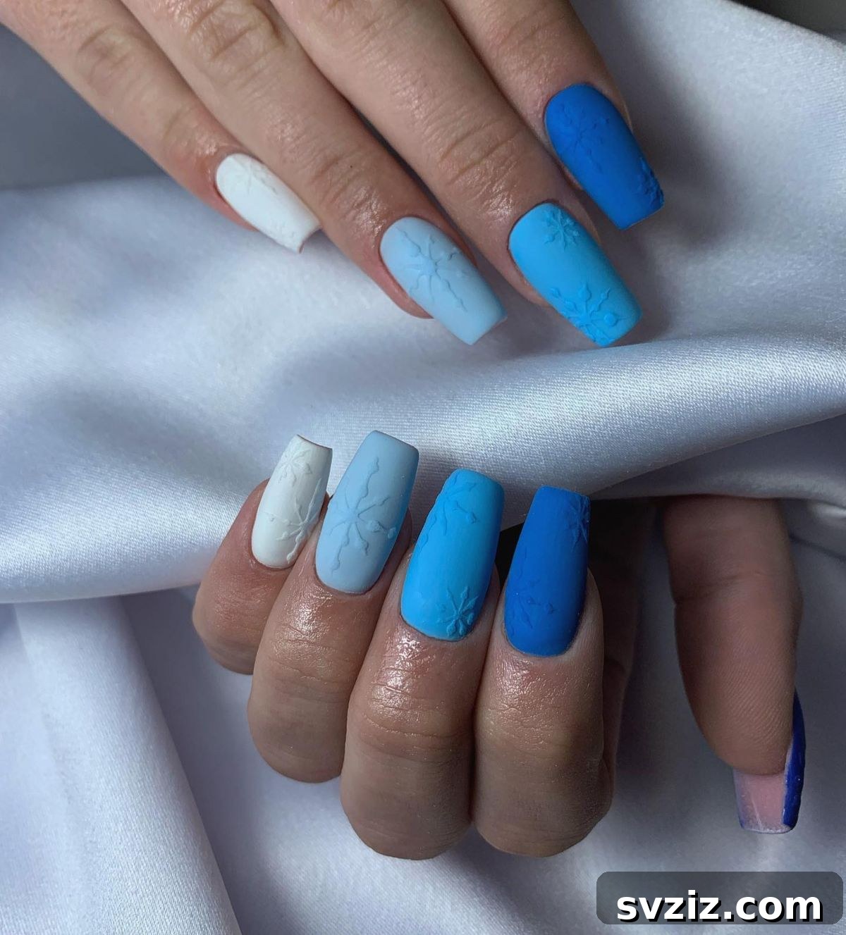 13. Blue, White, and Snowflakes!