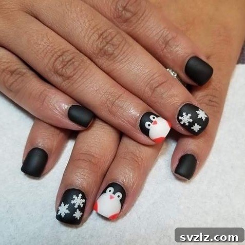 20. Penguins and Snowflakes