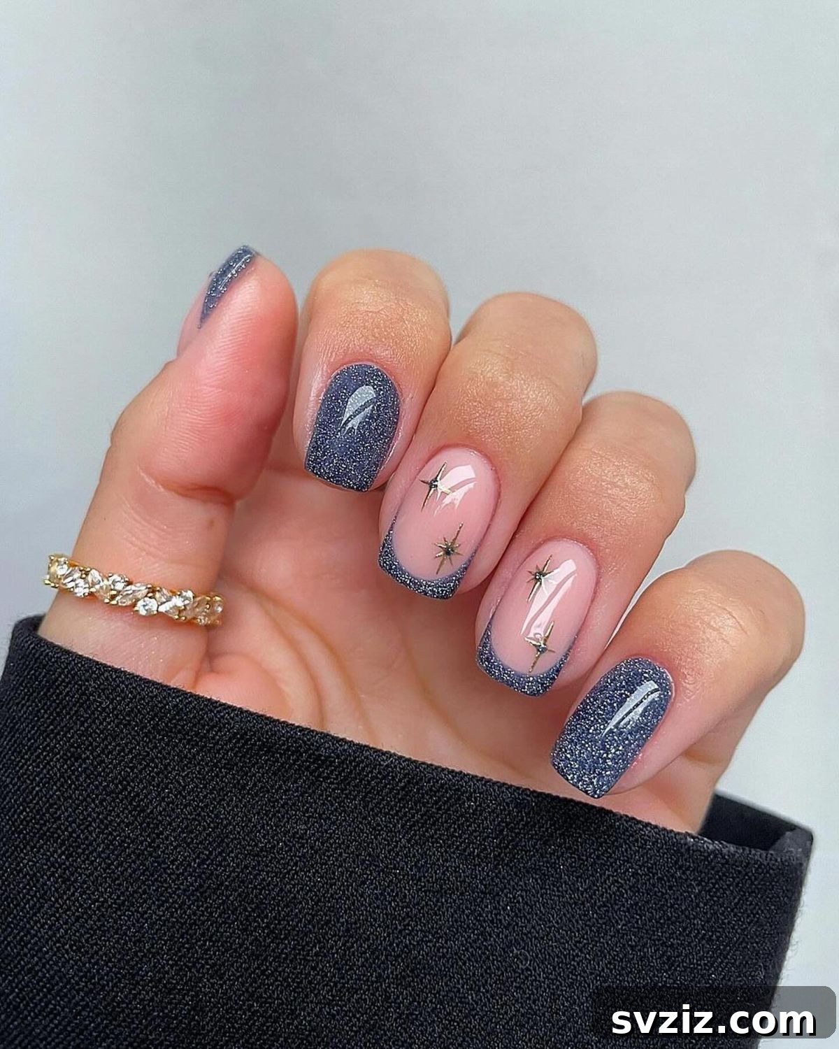 24. Sparkly Blue and Pink