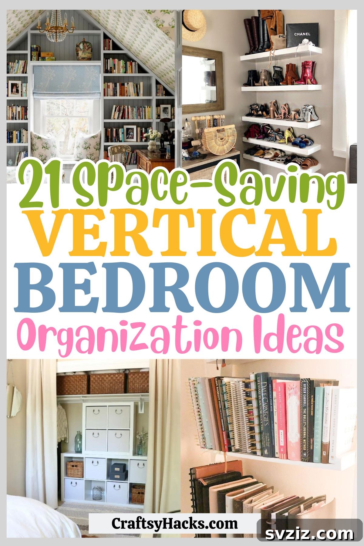 Unlock Every Inch: 21 Vertical Bedroom Organization Secrets 2 vertical bedroom organizing ideas