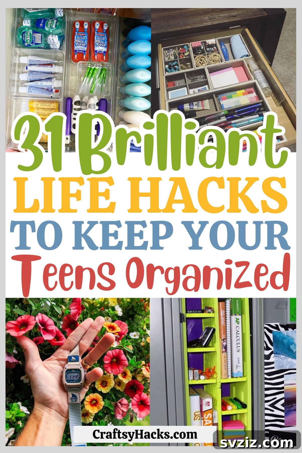  Organzing Hacks for Teens