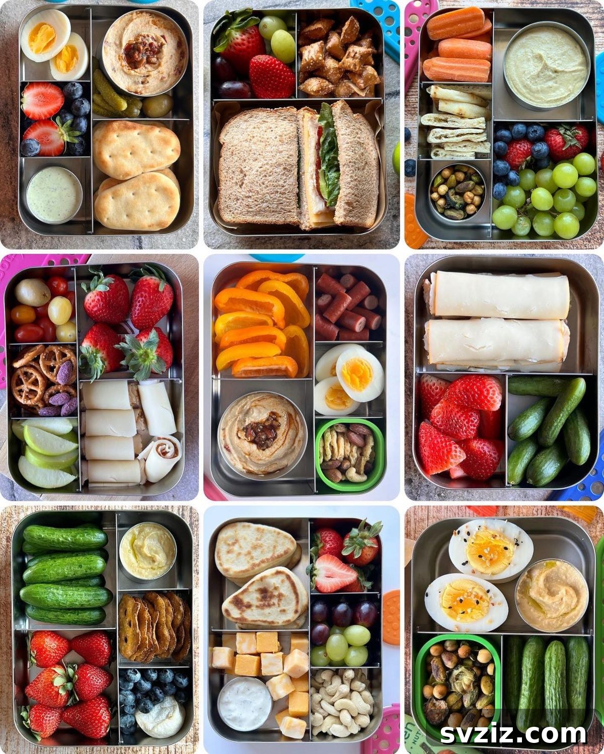 12. Meal Prepped School Lunches
