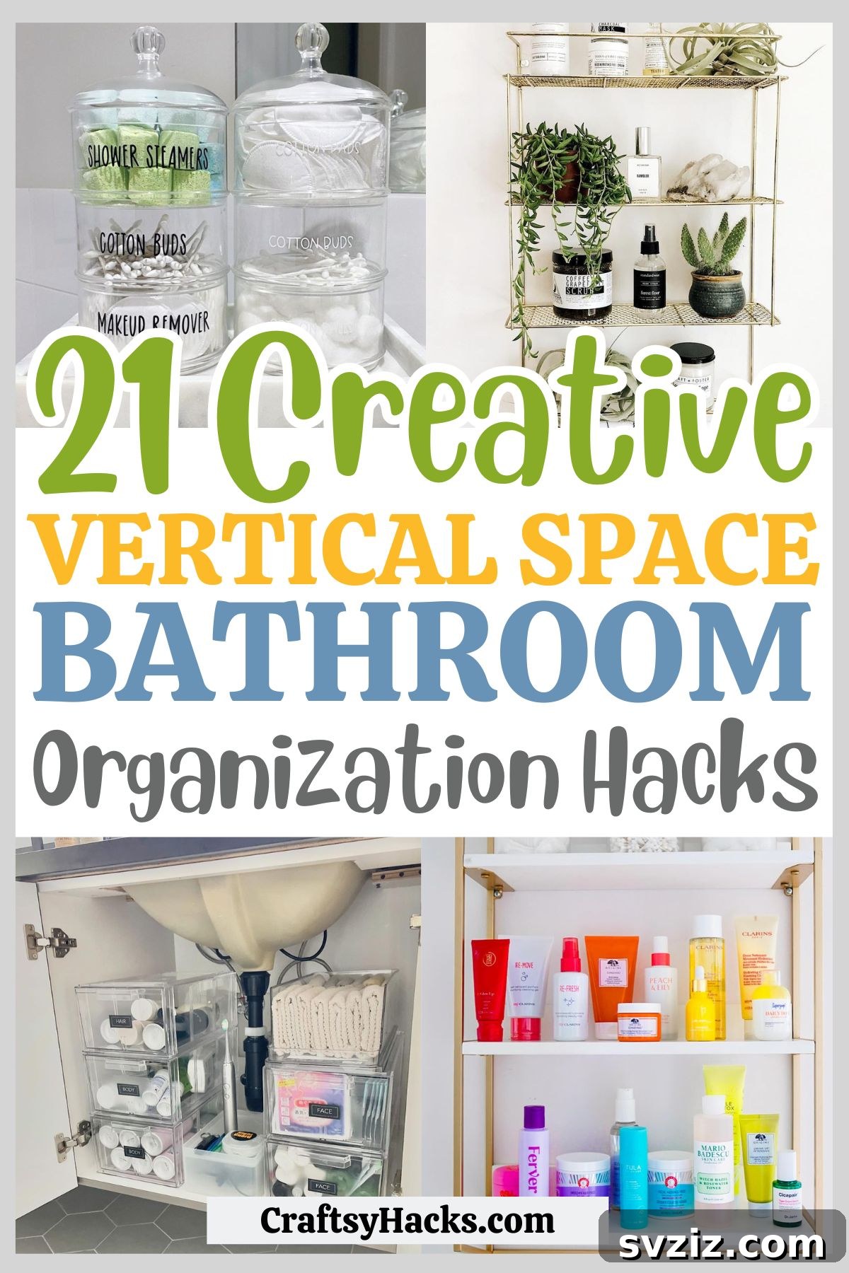 Elevate Your Bathroom: Smart Vertical Storage Solutions 2 Vertical Bathroom Organization Hacks