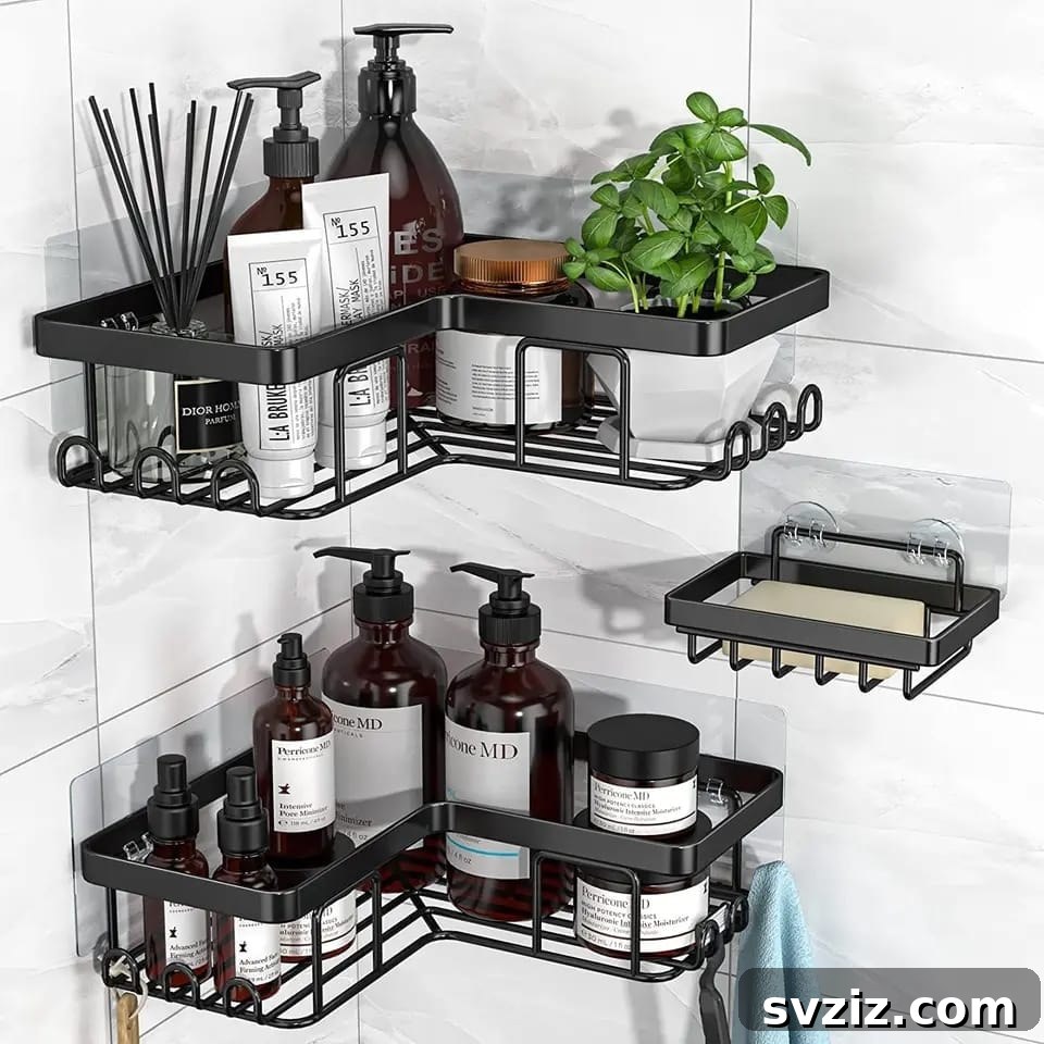 Elevate Your Bathroom: Smart Vertical Storage Solutions 12 10. Shower Caddy