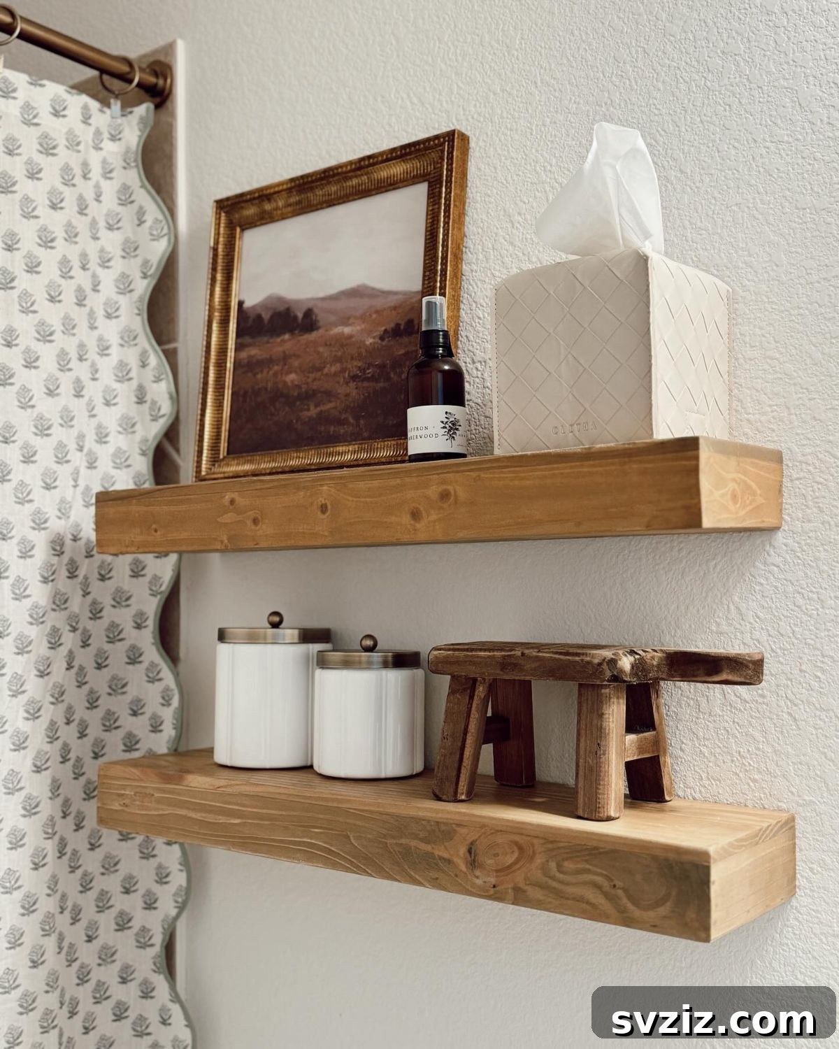 Elevate Your Bathroom: Smart Vertical Storage Solutions 20 18. Simple Bathroom Display Shelves