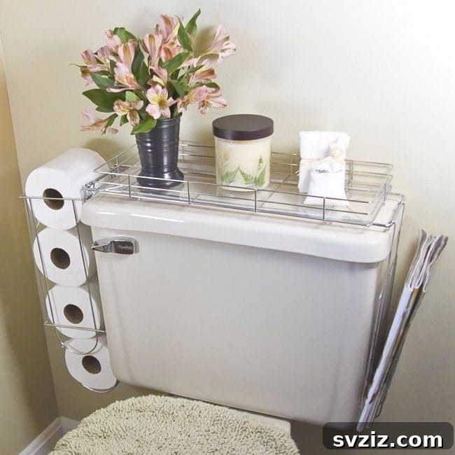 Elevate Your Bathroom: Smart Vertical Storage Solutions 8 6. Toilet Storage