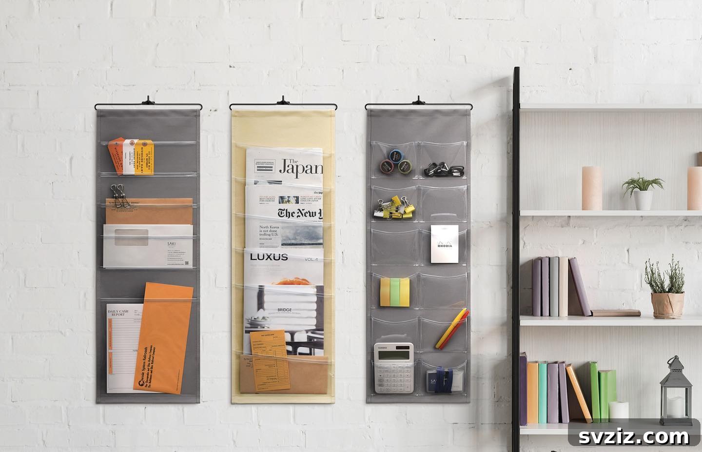21 Genius Vertical Office Organization Hacks to Declutter Your Space 12 10. Office Wall Storage