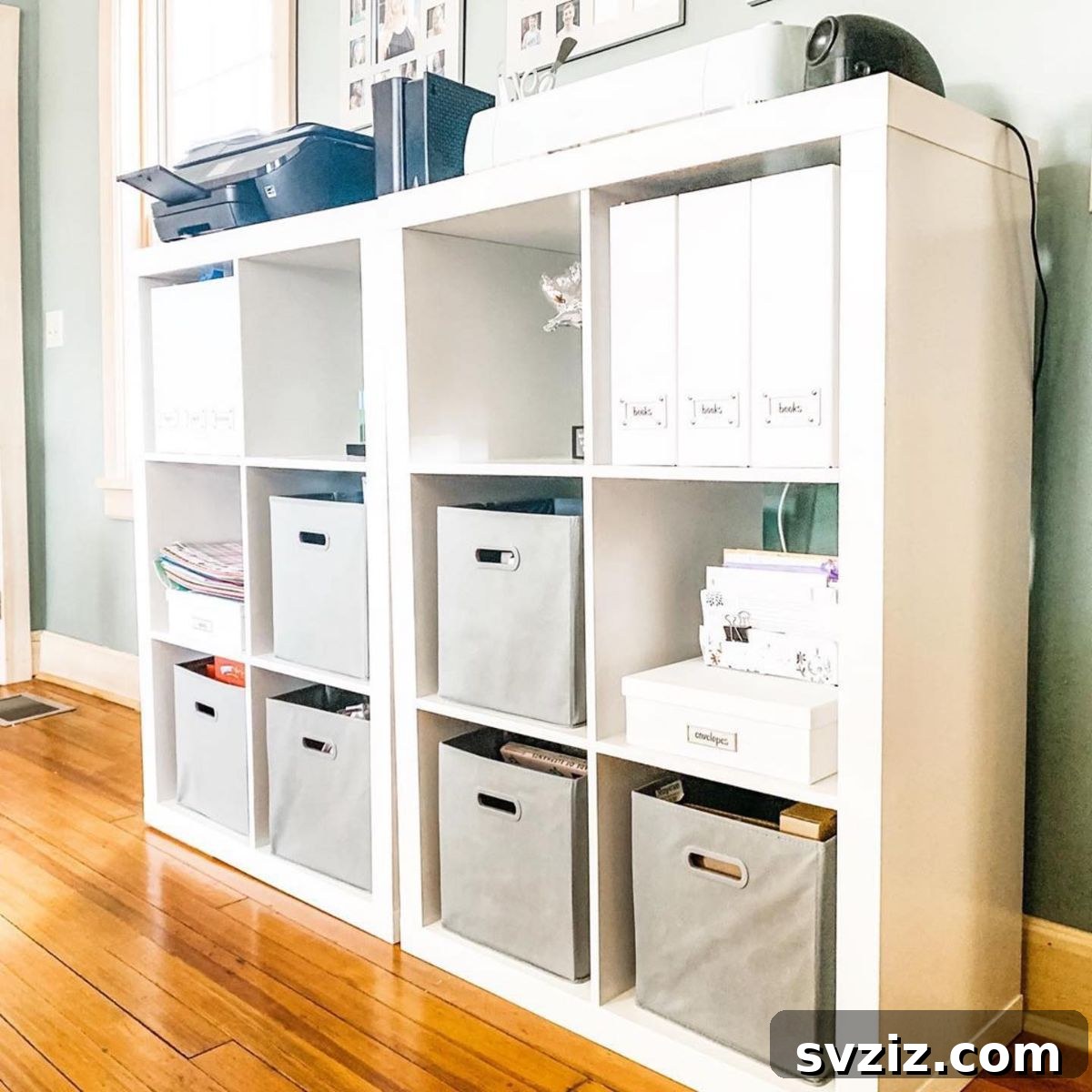 21 Genius Vertical Office Organization Hacks to Declutter Your Space 19 17. Cube Storage