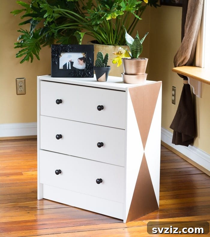 20 Brilliant IKEA Dresser Ideas for Your Bedroom 20 Stained Rast Dresser