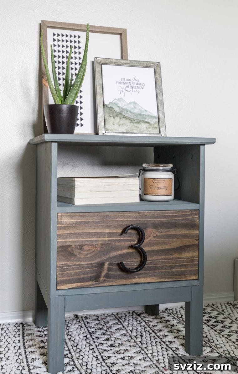 20 Brilliant IKEA Dresser Ideas for Your Bedroom 10 Colorblock Nightstand