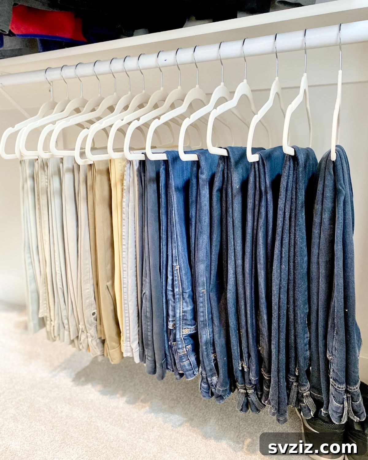 21 Brilliant Tricks for Your Ultimate Clutter-Free Home 16 Achieving a cohesive look with matching hangers in the closet
