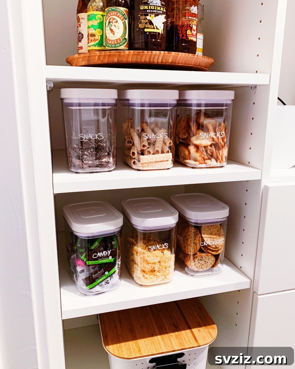 21 Brilliant Tricks for Your Ultimate Clutter-Free Home 18 Seamless pantry organization with matching airtight food containers