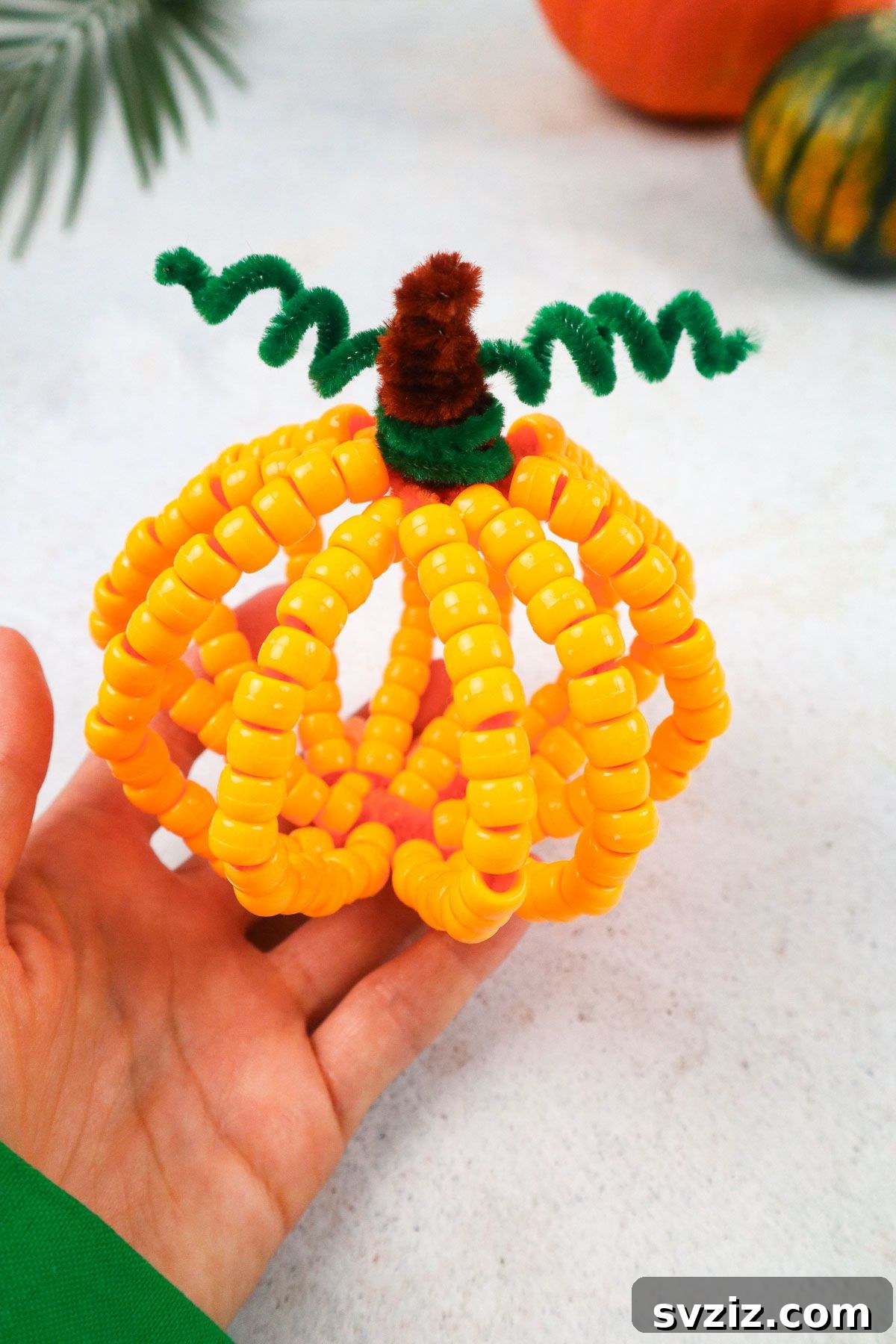 Fuzzy Pumpkin Creations 10 Easy Pipe Cleaner Pumpkin