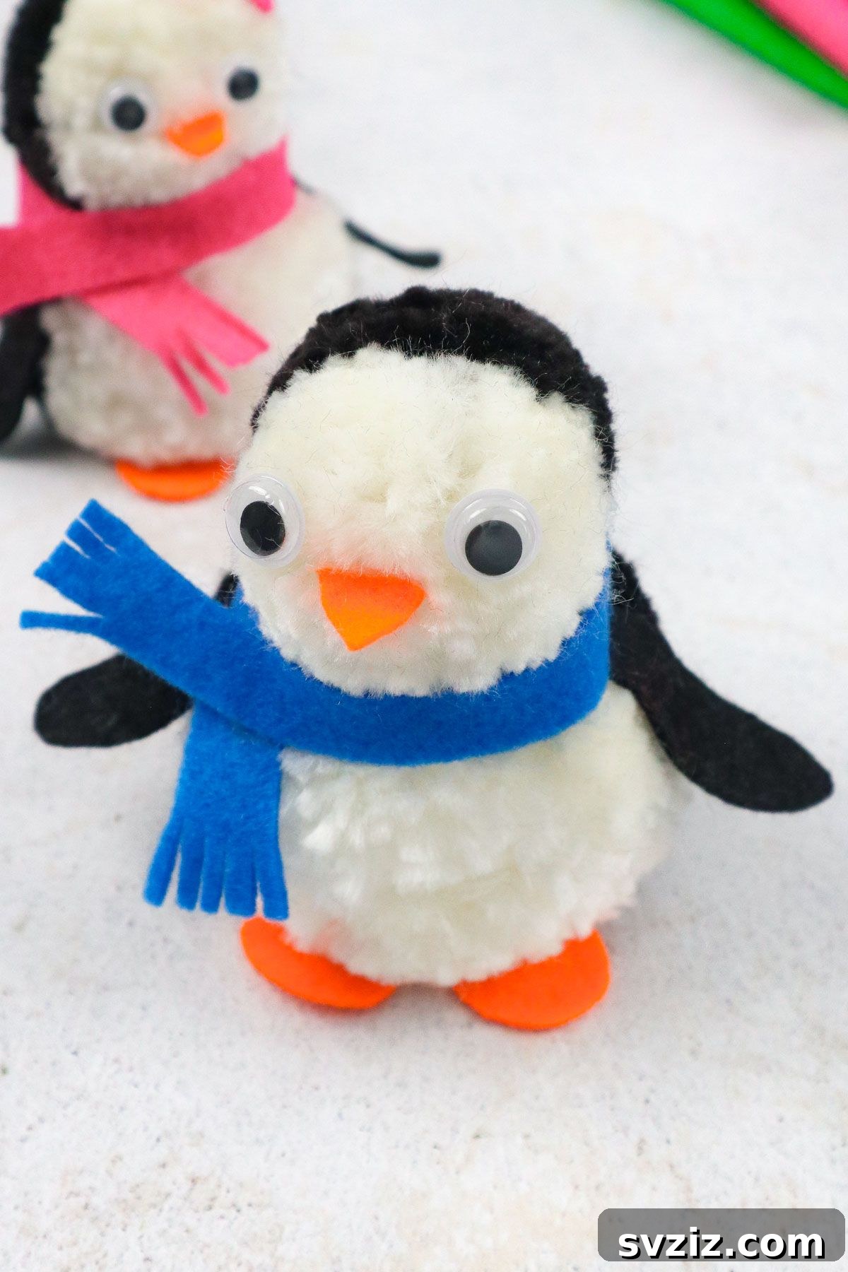 Charming Pom Pom Penguin Creations 2 DIY Pom Pom Penguins Overview