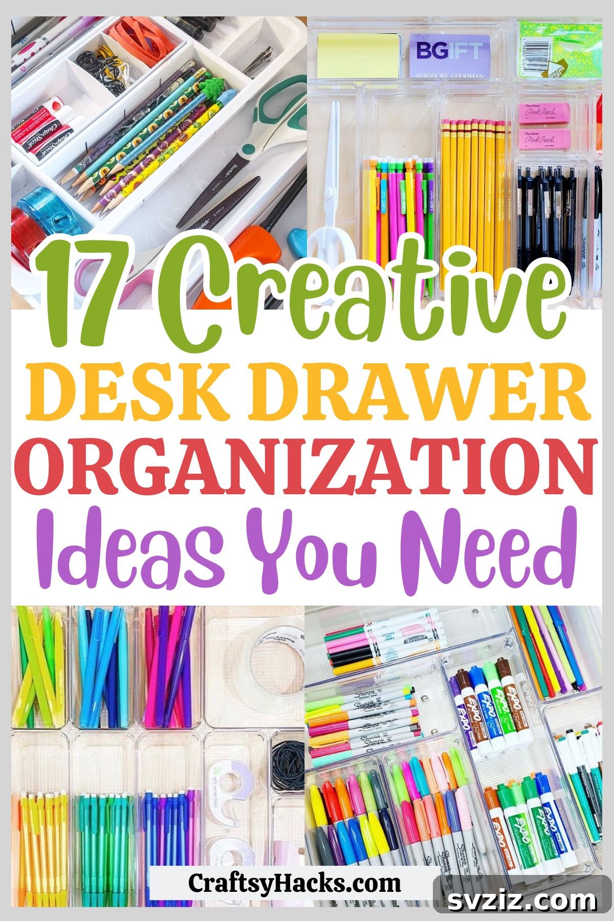 25 Genius Desk Drawer Organization Tips 2 Organized desk drawer with dividers and neatly arranged stationery