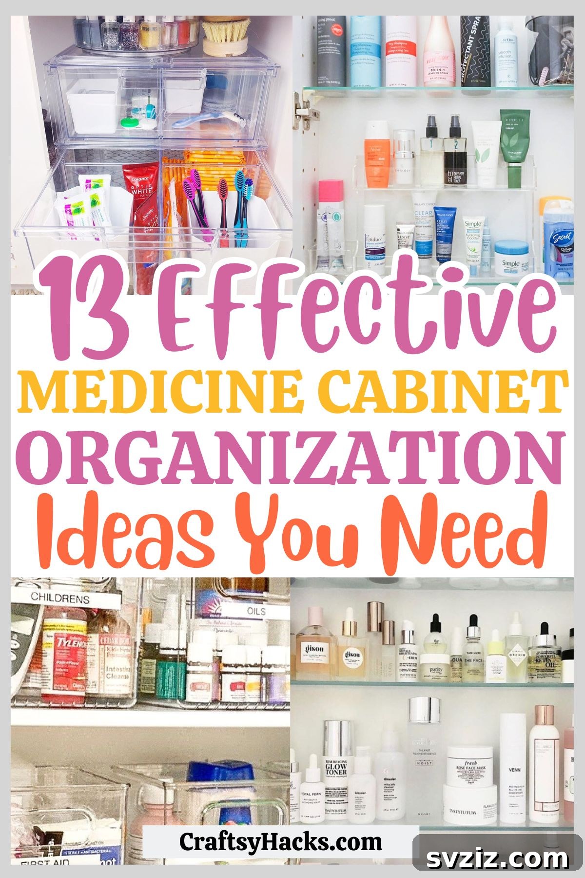 Smart Ways to Organize Your Medicine Cabinet 2 Medicine Cabinet Organization Ideas