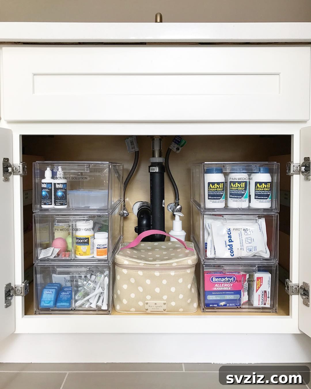 Smart Ways to Organize Your Medicine Cabinet 15 13. Acrylic Drawers