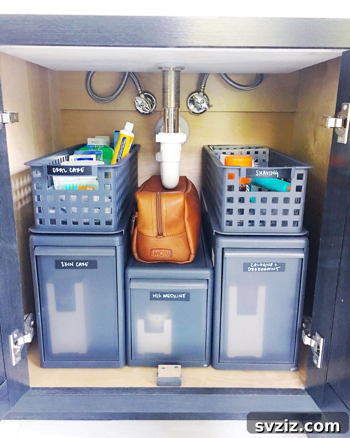 Smart Ways to Organize Your Medicine Cabinet 9 7. Drawers and Baskets