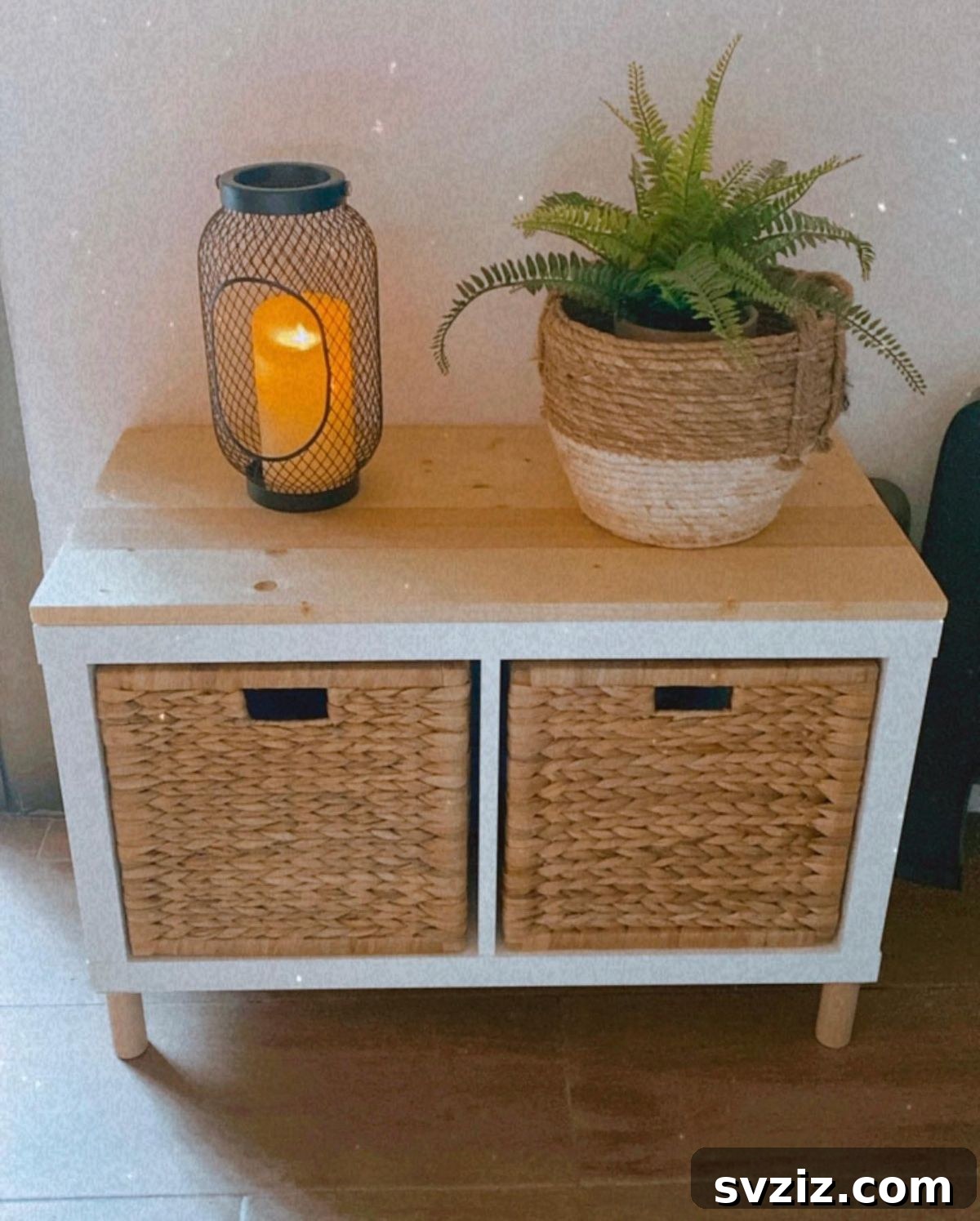 4. Kallax Bedside Table