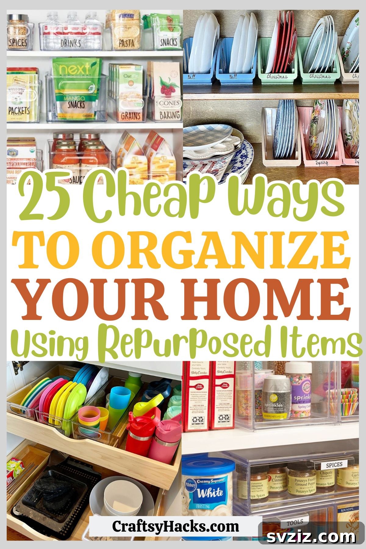 Creative Ways to Organize Your Home Using Repurposed Items and DIY Storage Solutions