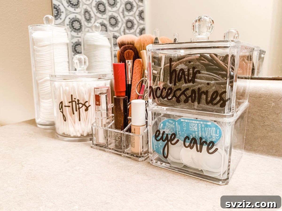 17 Brilliant Bathroom Counter Organization Secrets 5 3. Beauty Storage Set