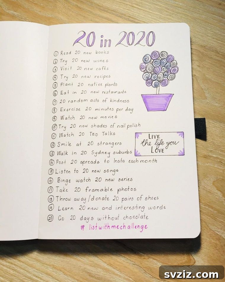 20 Inspiring Bullet Journal Goal Spreads 12 20 in 2020