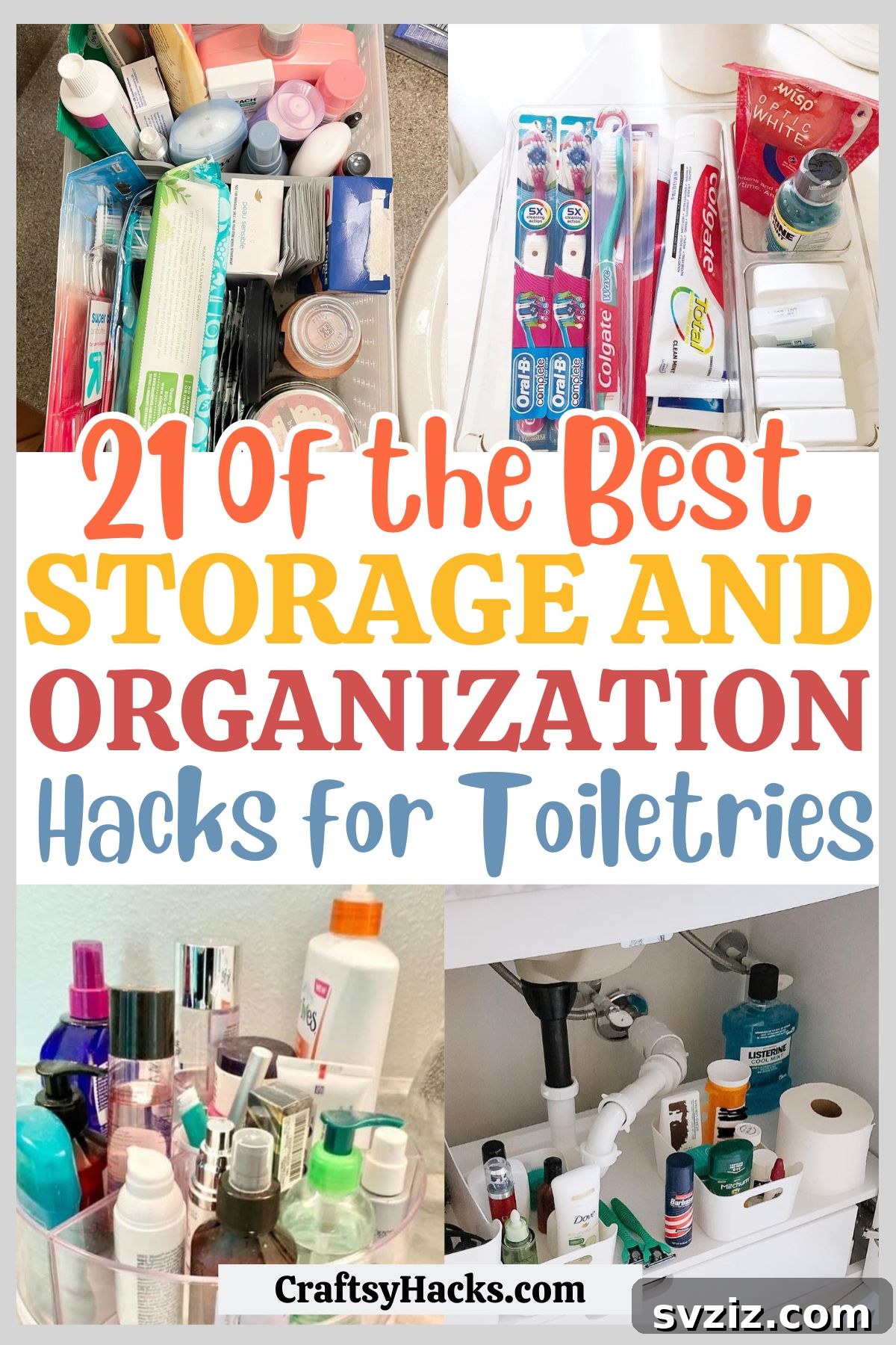 21 Smart Toiletries Storage Solutions for a Clutter-Free Bathroom 2 Storage and Organization Hacks for Toiletries