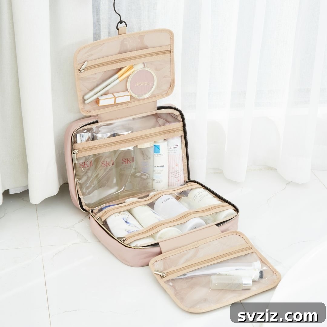 21 Smart Toiletries Storage Solutions for a Clutter-Free Bathroom 12 10. Toiletry Bag