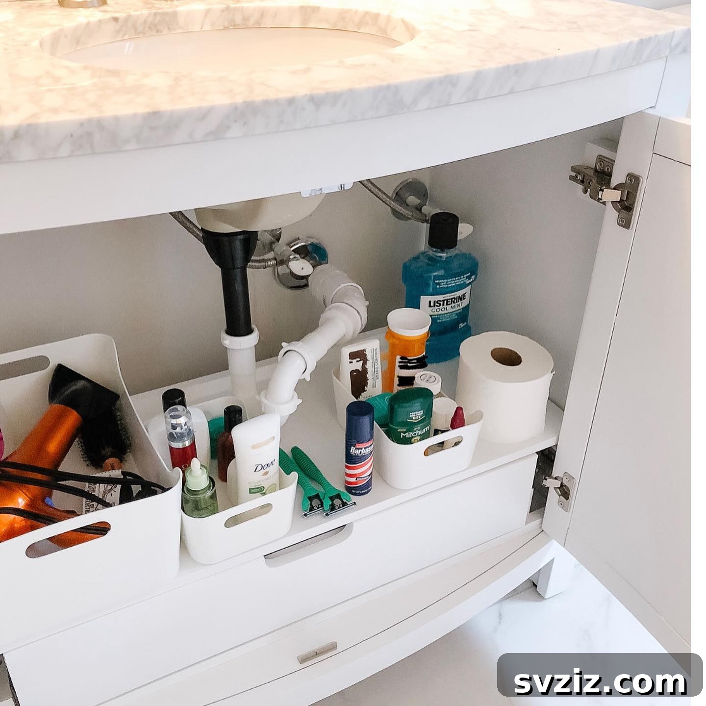 21 Smart Toiletries Storage Solutions for a Clutter-Free Bathroom 23 21. Clean White Bins